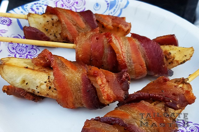 Bacon-Wrapped Potato Skewers