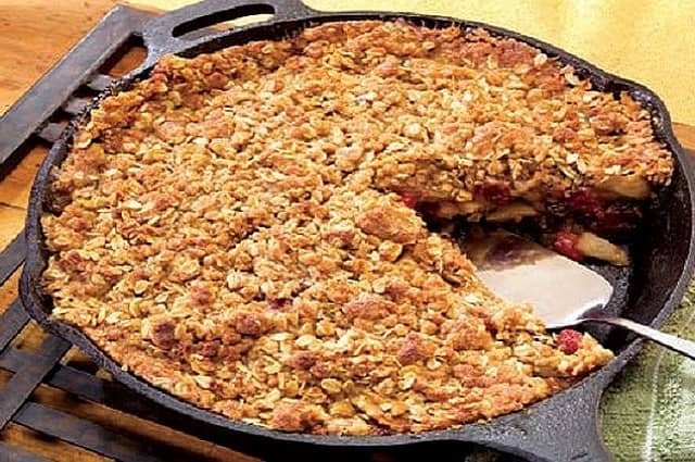 CB’s Cranberry-Apple Skillet Crisp