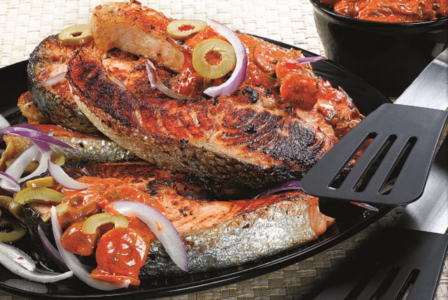 North African-Style Grilled Salmon