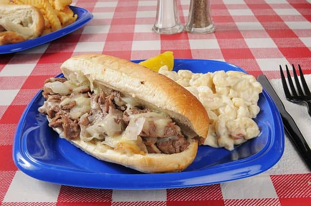 Ballpark Cheesesteaks Sandwiches