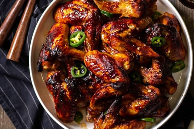 Sticky Whiskey Maple Wings