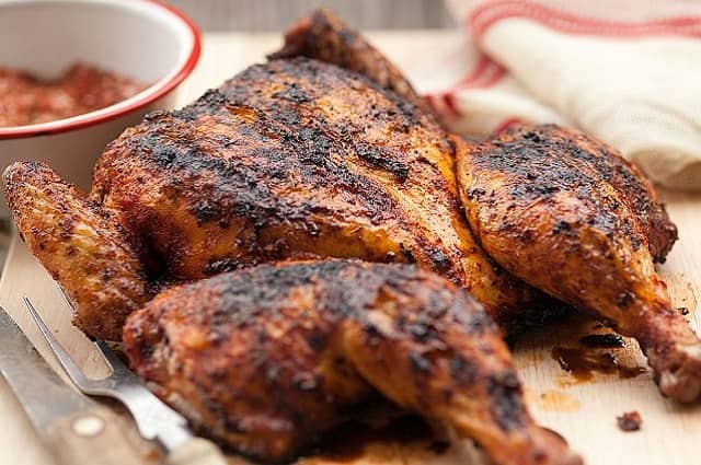 Grilled Spatchcock Chicken