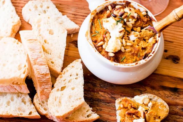 Roasted Butternut Squash & Goat Cheese Dip