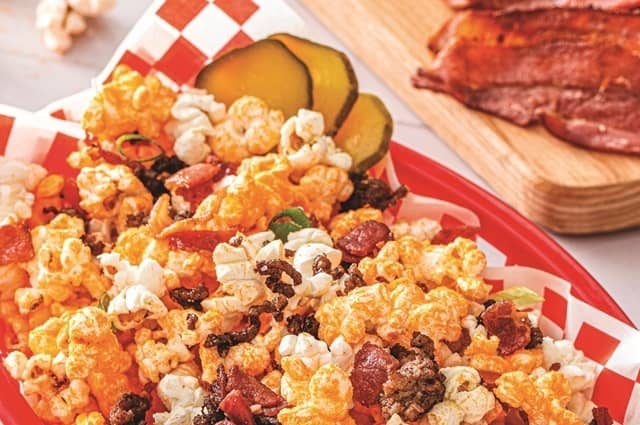 Bacon Cheeseburger Popcorn