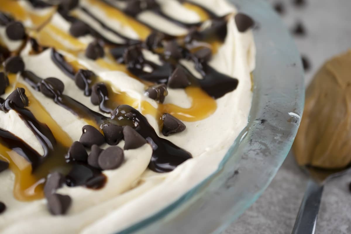 Chocolate Caramel Peanut Butter Pie