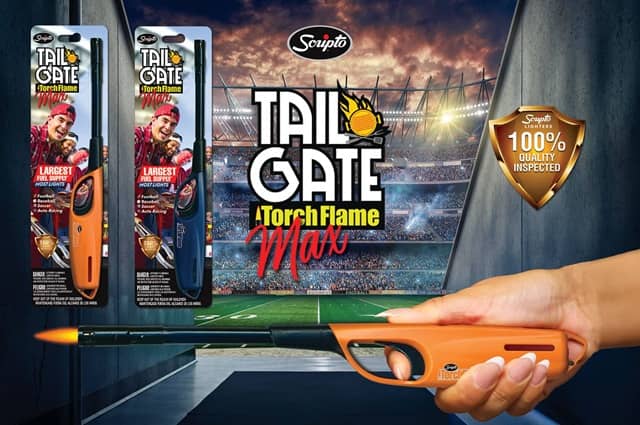 Scripto Tailgate Torch Flame Wind Resistant Lighter