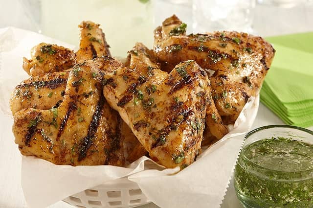 Grilled Mojito Chicken Wings