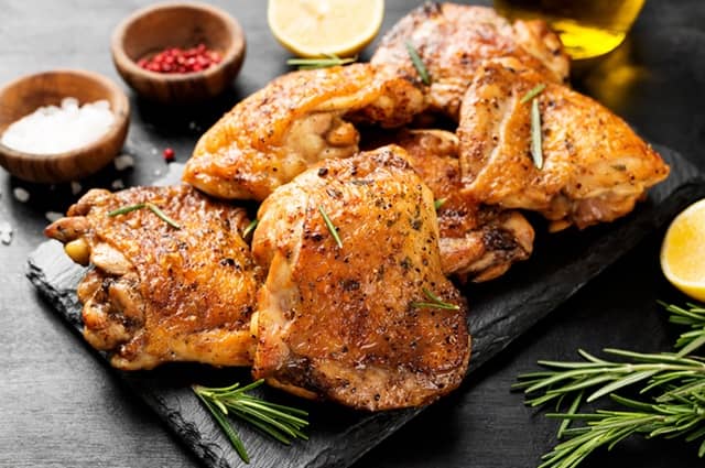Chicken Thighs on the Grill